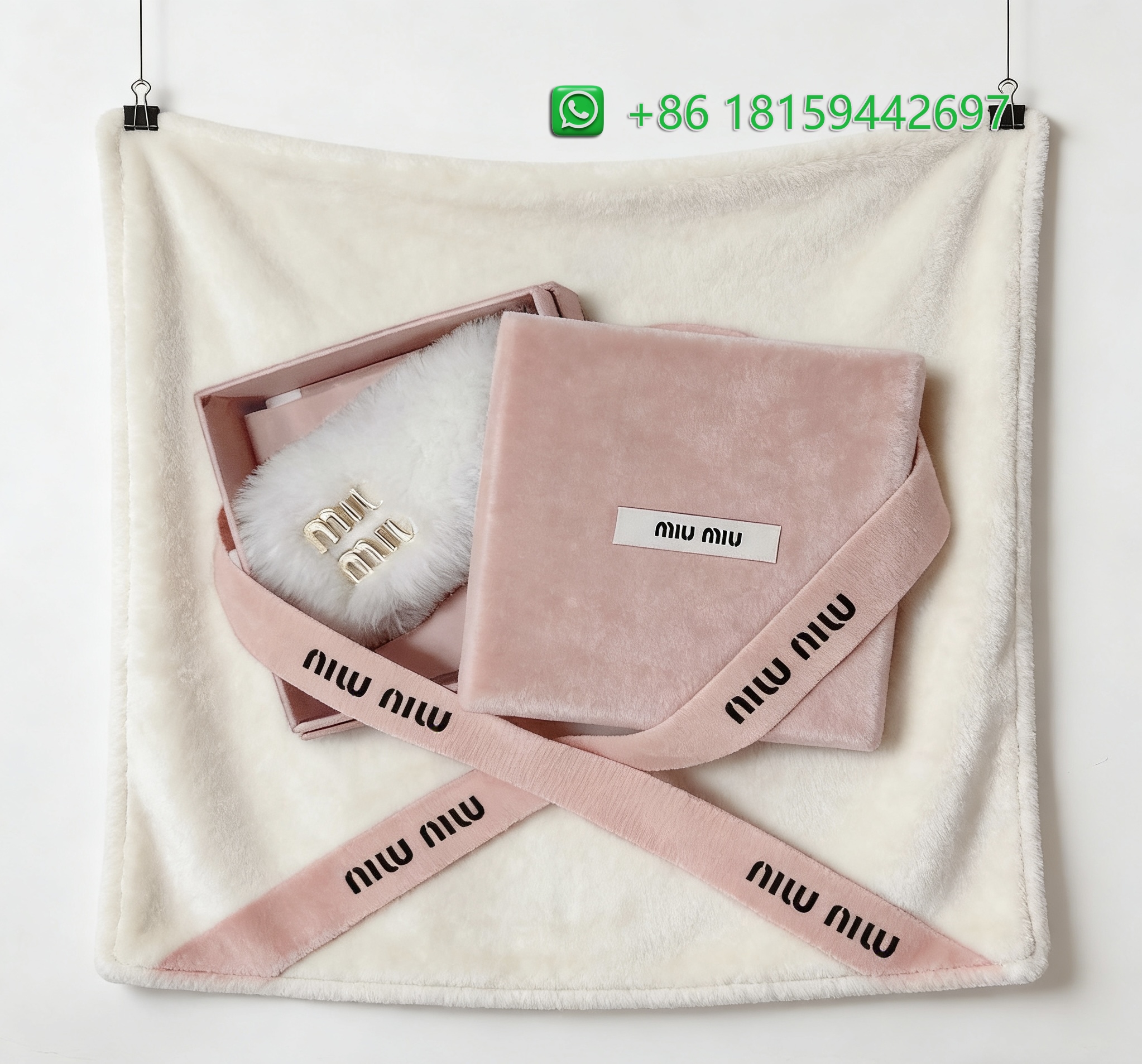 Miumiu Throw Blankets